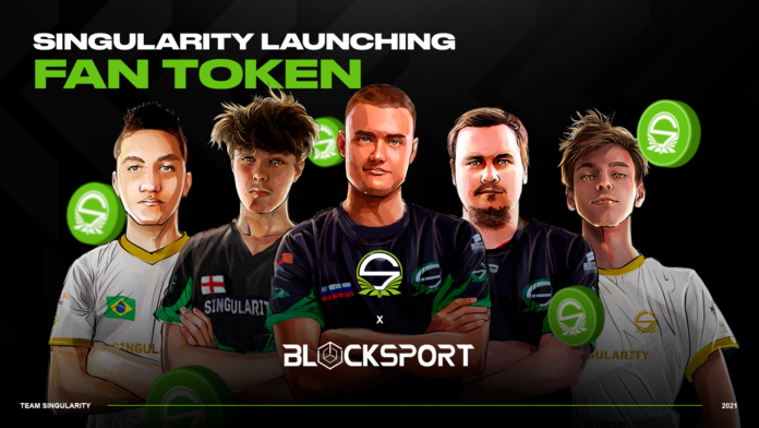 Team Singularity set to launch fan tokens with Blocksport