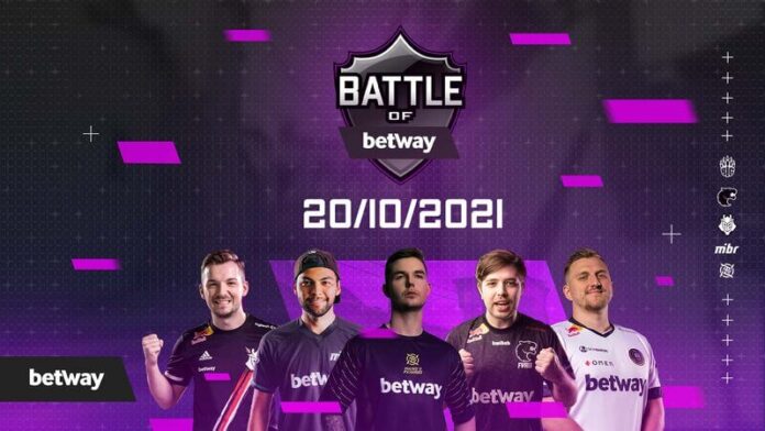 Upcoming CSGO Battle of Betway to start soon