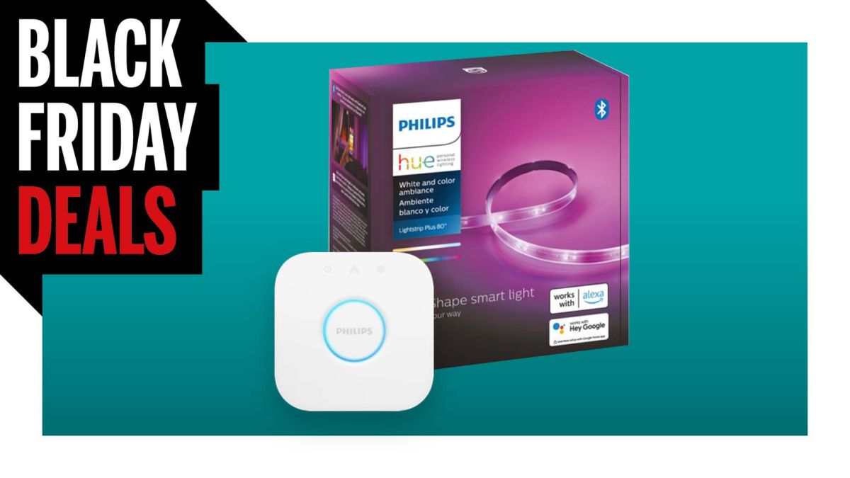 Get a Philips Hue lighting strip kit for just $50, that's less than half price