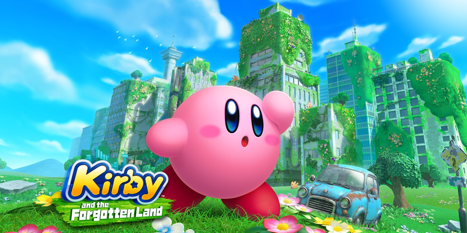 Kirby and the forgotten land logo