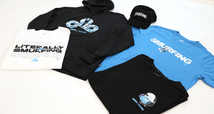 Cloud9 partners with The Smurfs on apparel collection