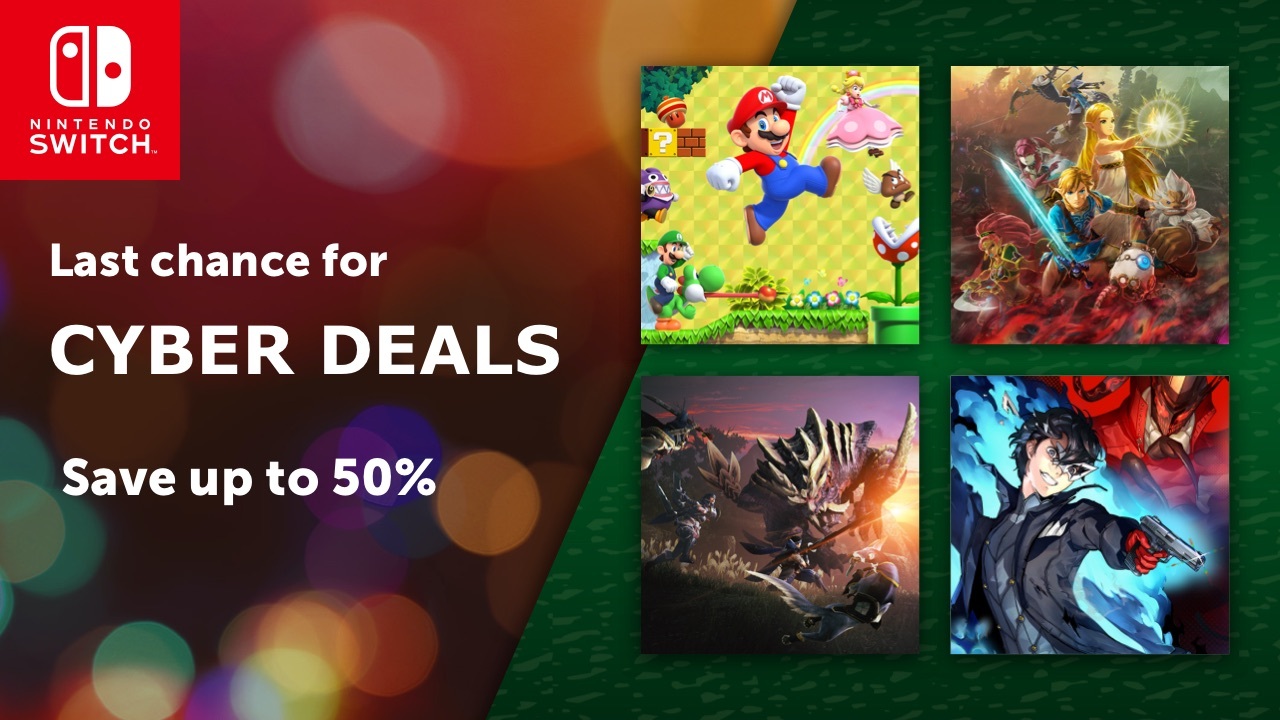 US: Cyber Monday deals on Nintendo Switch games and accessories