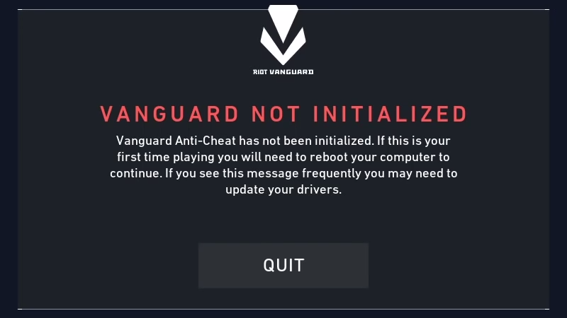 How to fix Valorant Vanguard Not Initialized Error Code 128? » TalkEsport