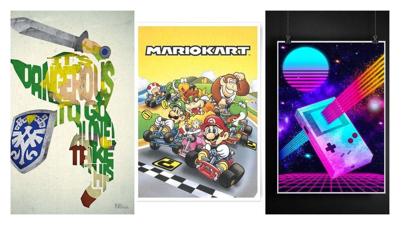 Guide: Nintendo Christmas Gift Ideas - Art Prints And Posters