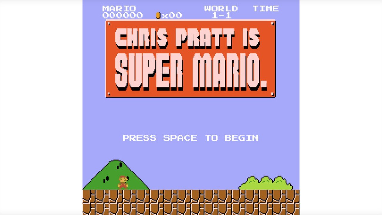 Random: This Super Mario Bros. Game Hack Adds Chris Pratt's Voice