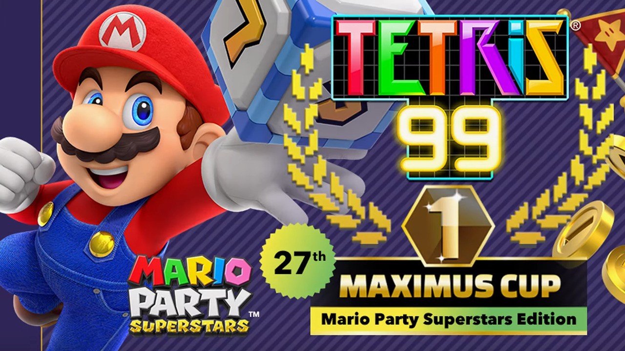 Reminder: Unlock A Special Mario Party Superstars Theme In Tetris 99