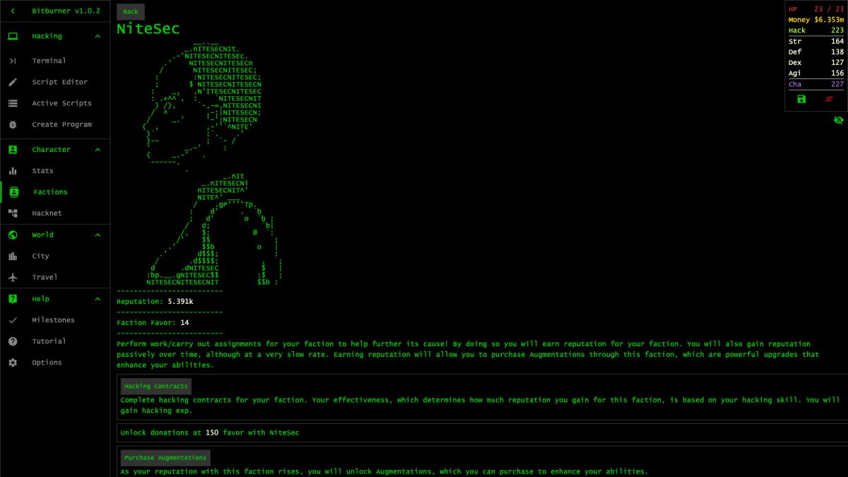 Bitburner is an idle game about hacking that teaches real JavaScript