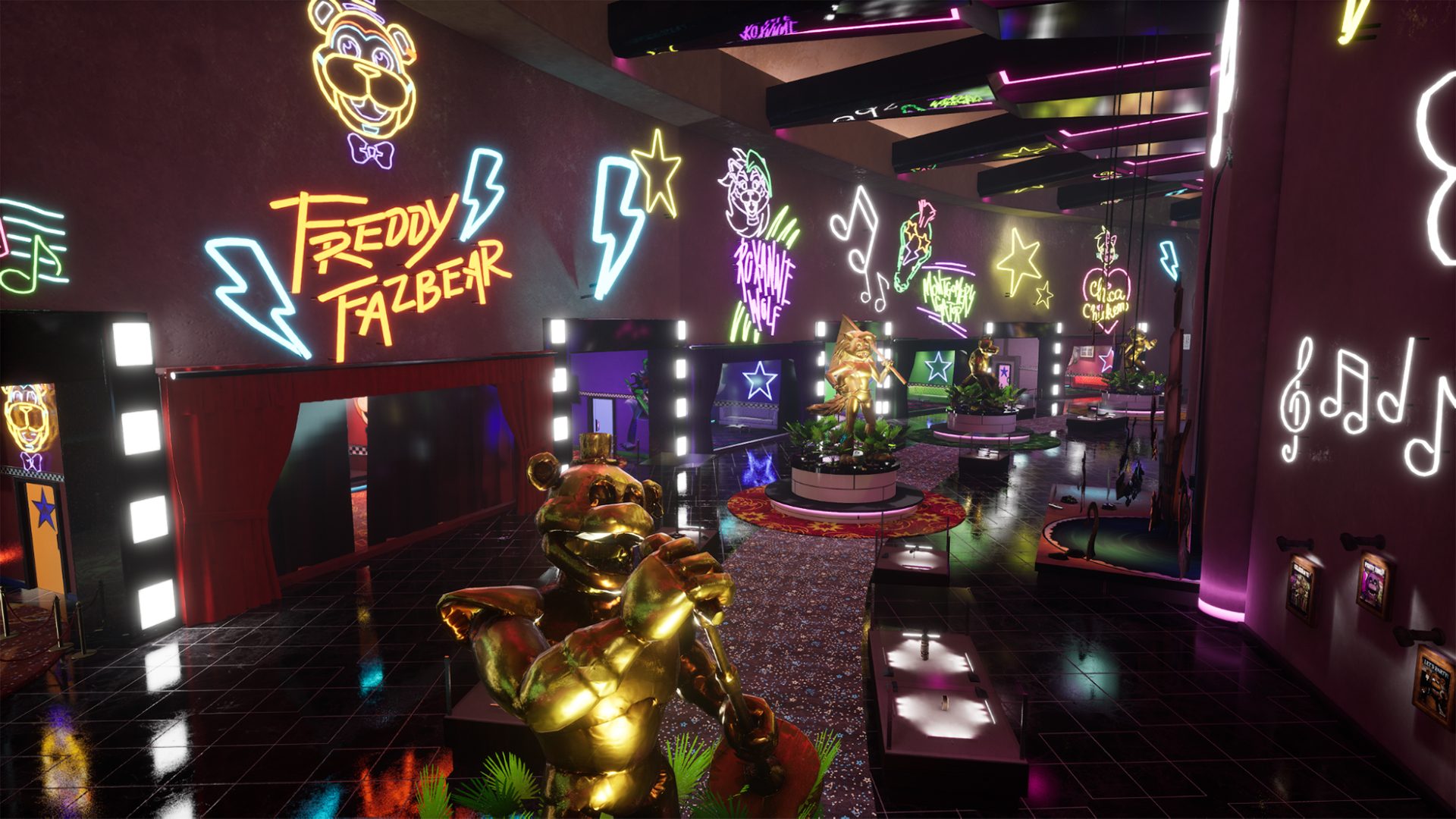 A backstage tour of Freddy Fazbear’s Mega Pizzaplex in Five Nights Freddy’s: Security Breach – PlayStation.Blog