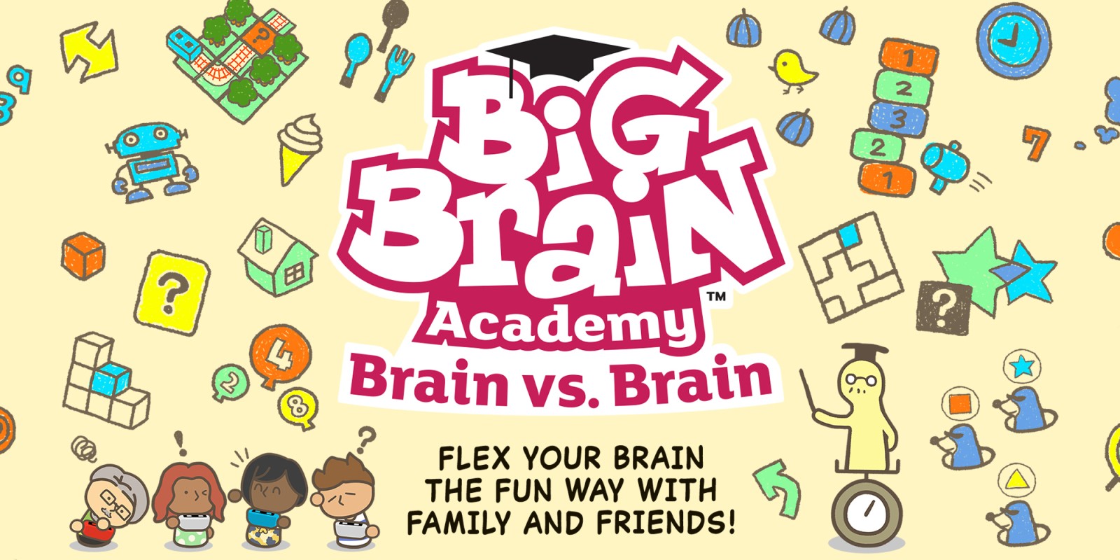 Big Brain Academy: Brain vs. Brain logo