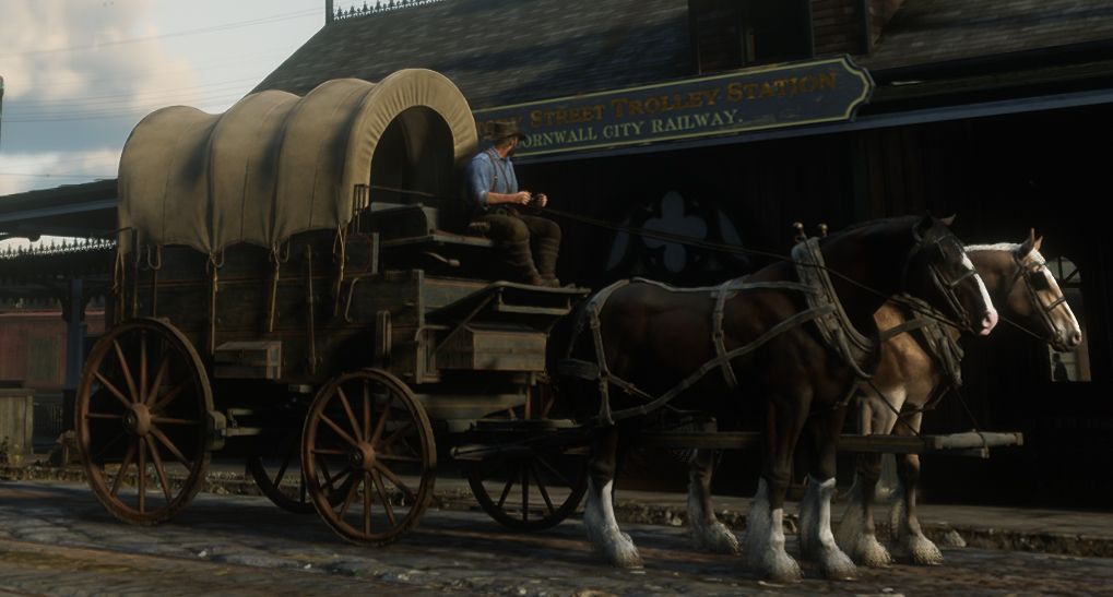 Put Arthur to work as a bartender, dockworker, and deliveryman in this Red Dead Redemption 2 mod