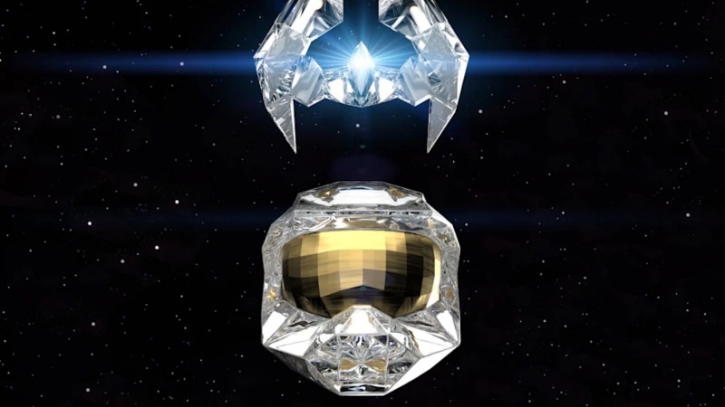 Swarovski Reveals Master Chief Helmet And Energy Sword Crystals