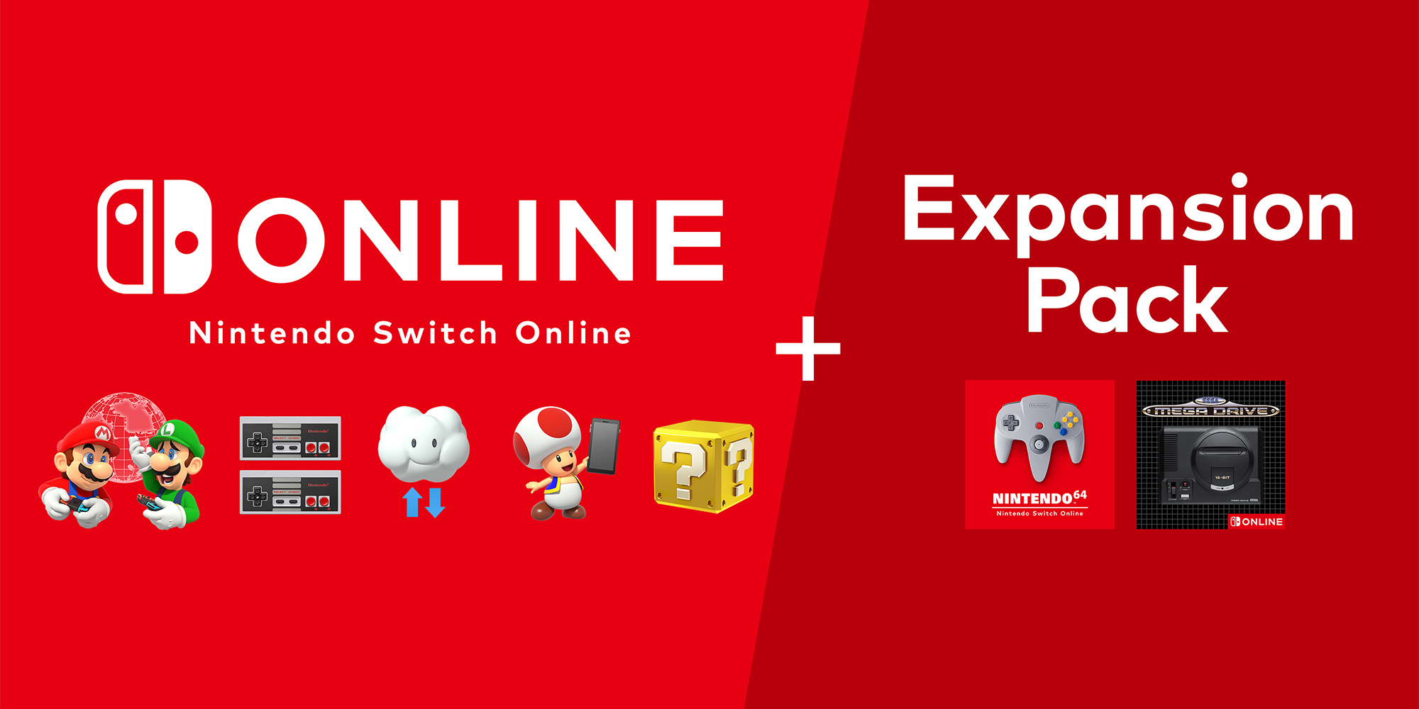 Nintendo Switch online + expansion pass