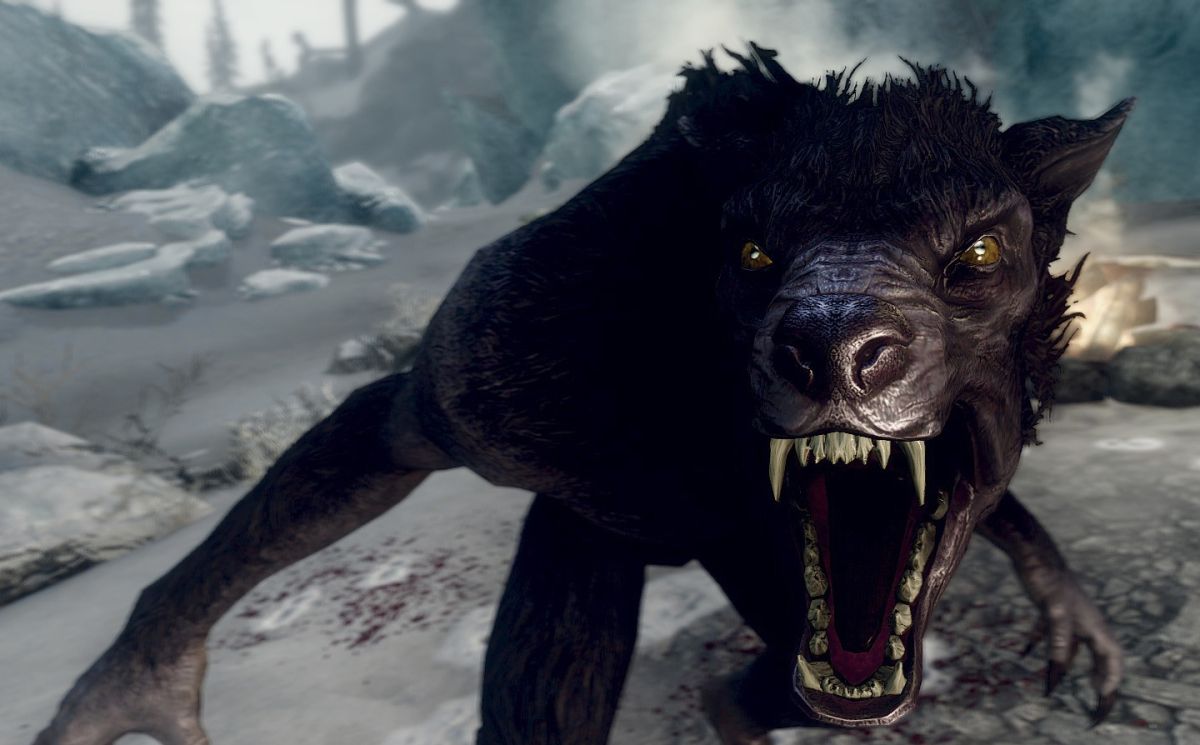 Skyrim's werewolves were originally just going to be 'people with dog heads'