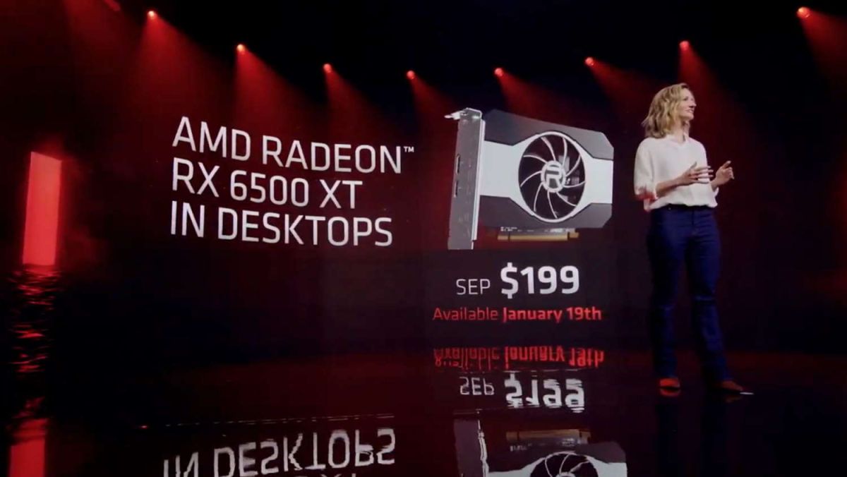 AMD has just announced the $199 RX 6500 XT graphics card coming January 19