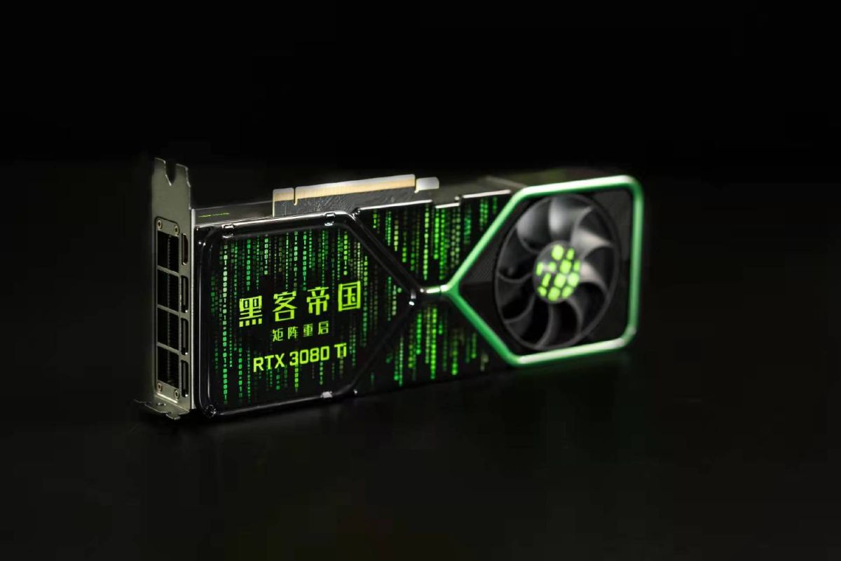 Chinese residents can win this Matrix themed Nvidia RTX 3080 Ti