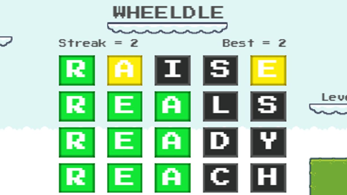 If one Wordle a day isn't enough, try the infinite Wheeldle