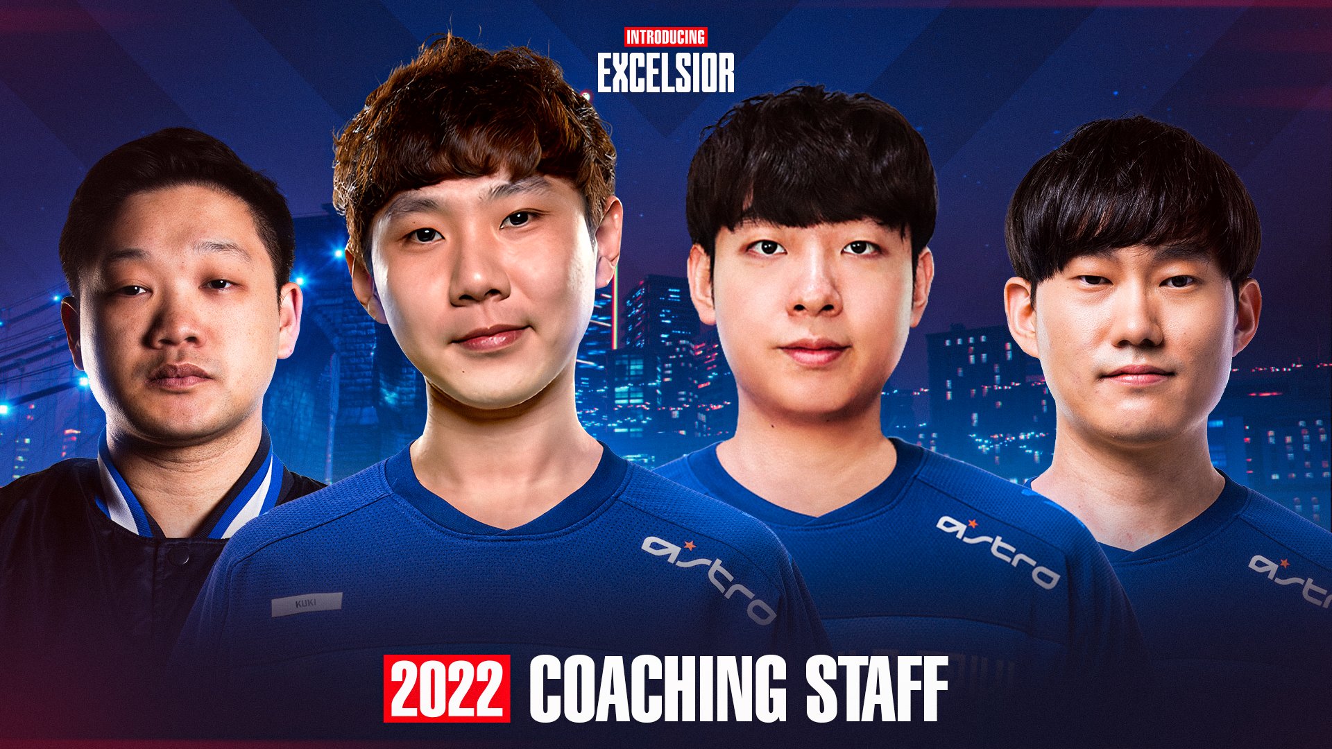 The New York Excelsior's 2022 coaching staff