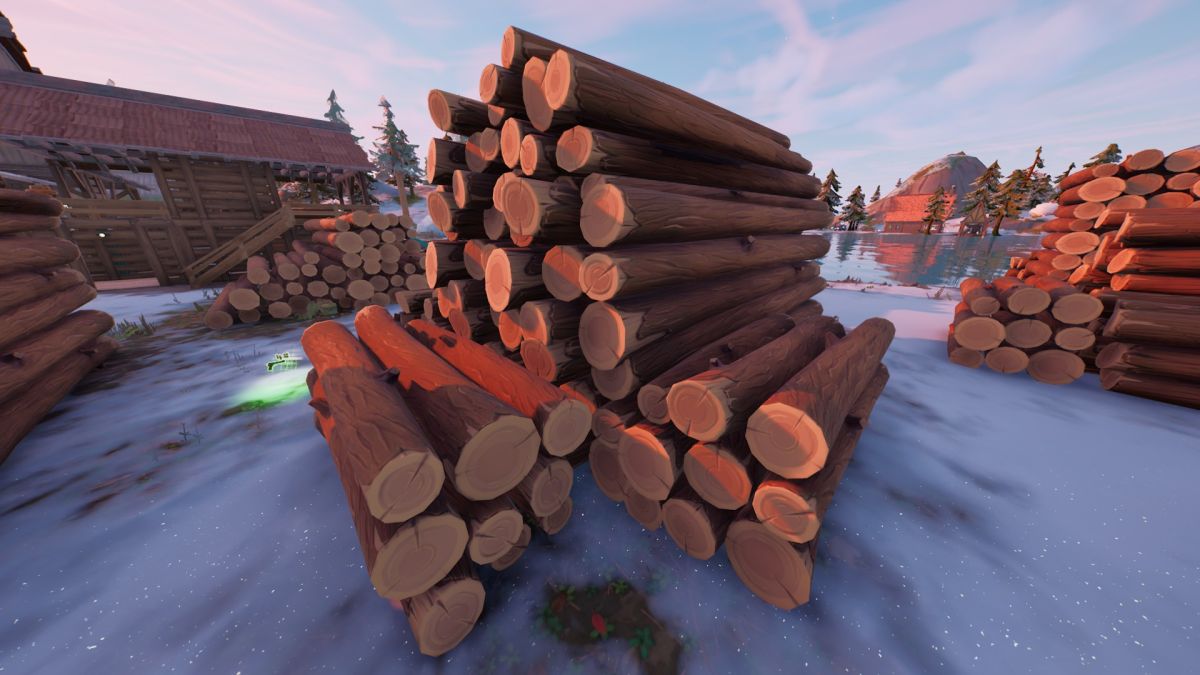 Knock down Timber Pines locations in Fortnite