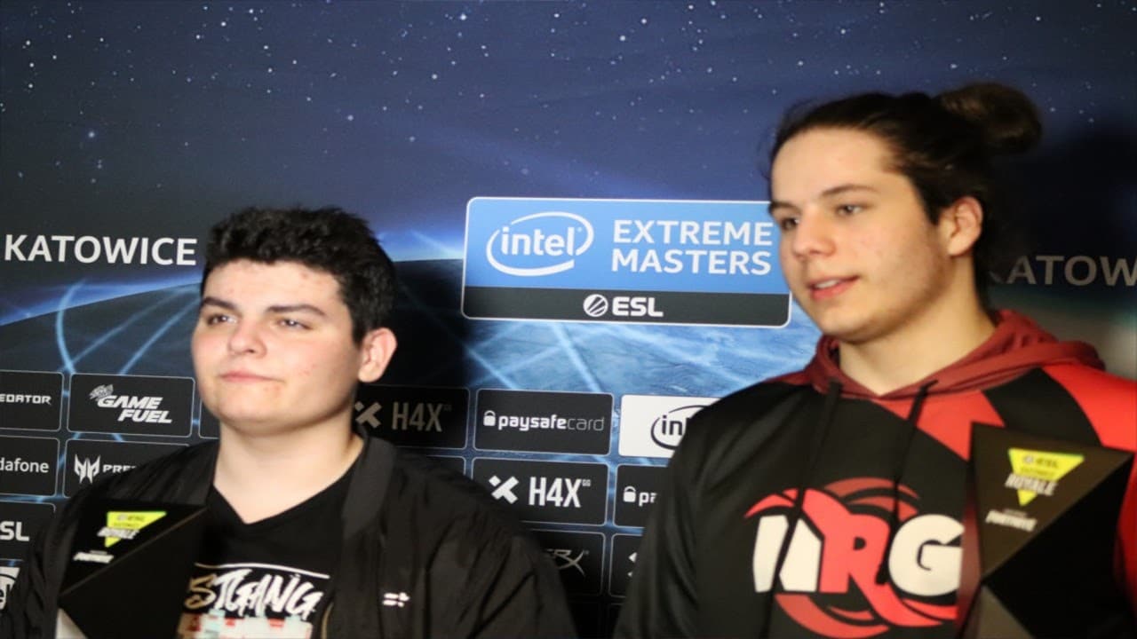 Rocco "Saf" Morales during a post match interview at IEM Katowice