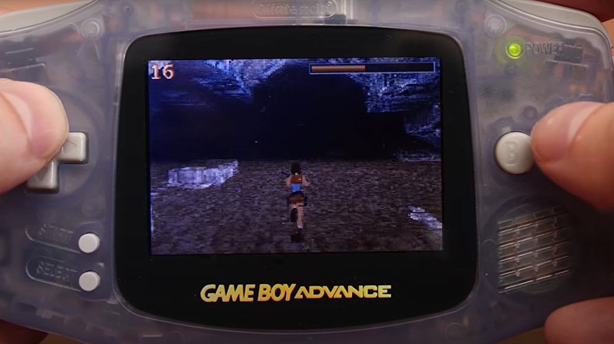 Here's Tomb Raider running on a Game Boy Advance • Eurogamer.net