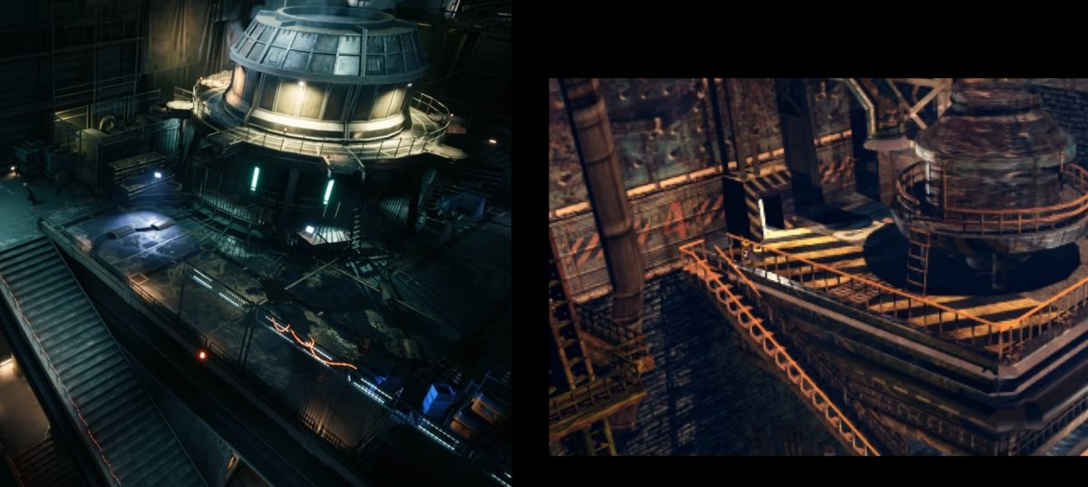 See Final Fantasy 7 Remake with the original's fixed camera