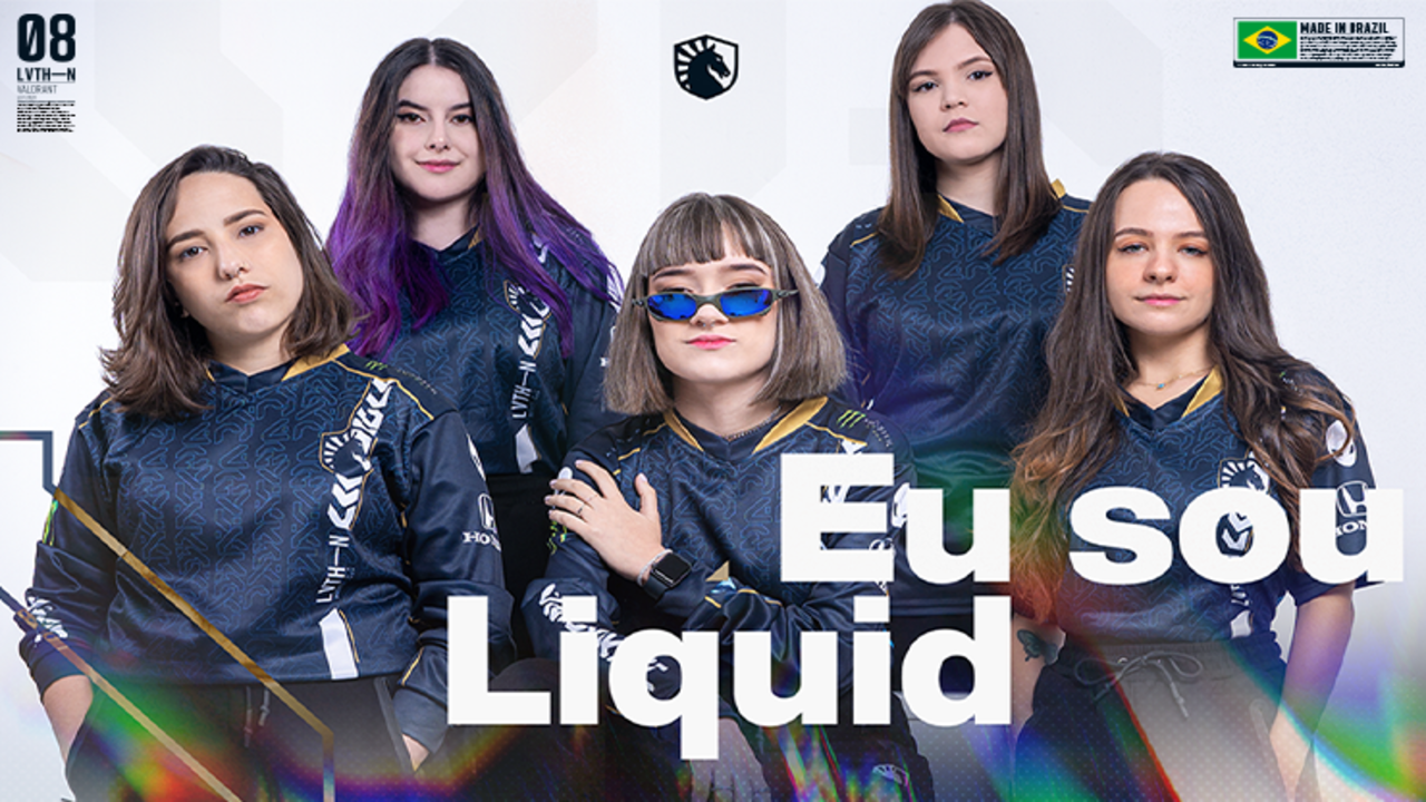 Liquid signs female VALORANT Team Gamelanders Purple