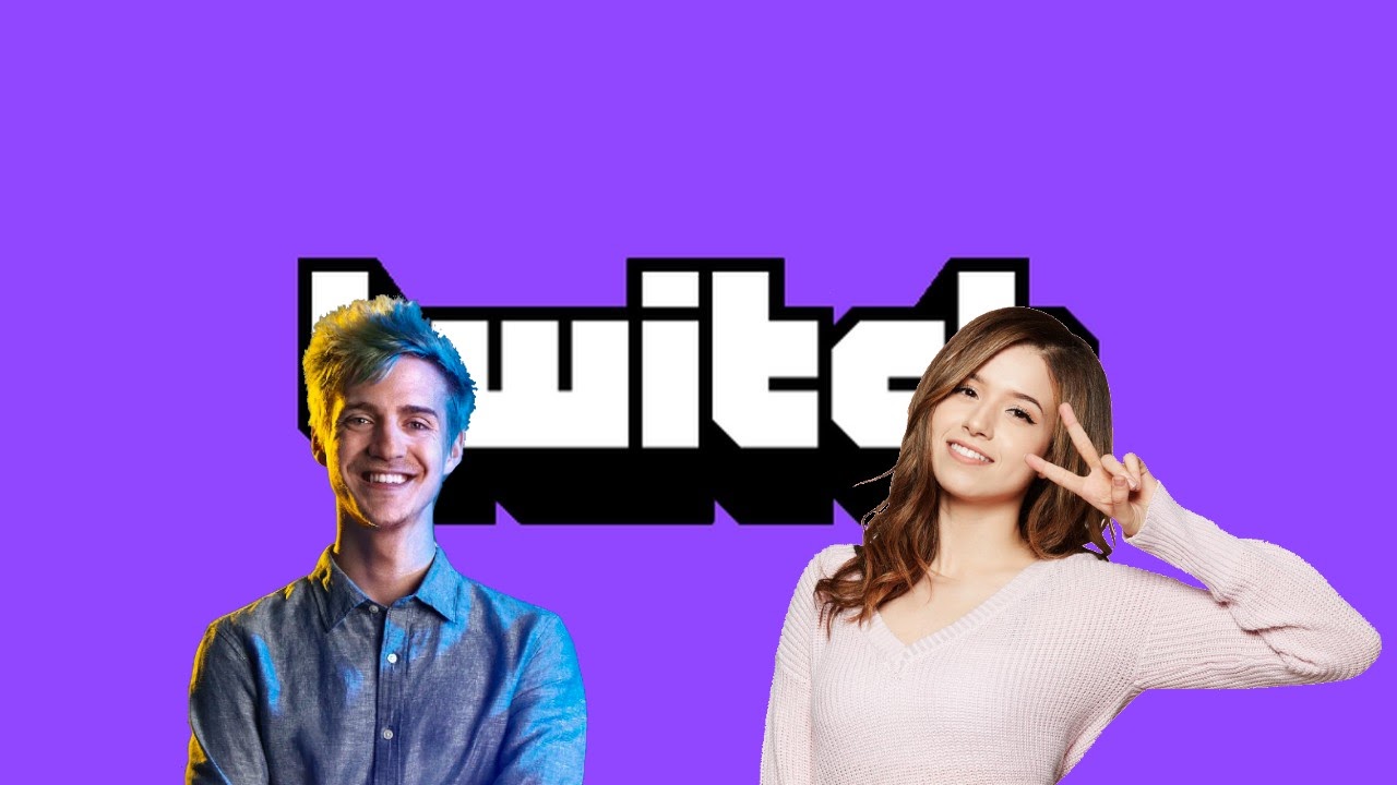 Profile pictures of Tyler “Ninja” Blevins and Imane “Pokimane” Anys appear in front of the Twitch logo