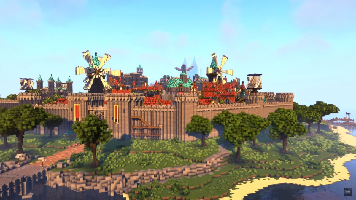 Minecraft build magnificently recreates Genshin Impact's Mondstadt