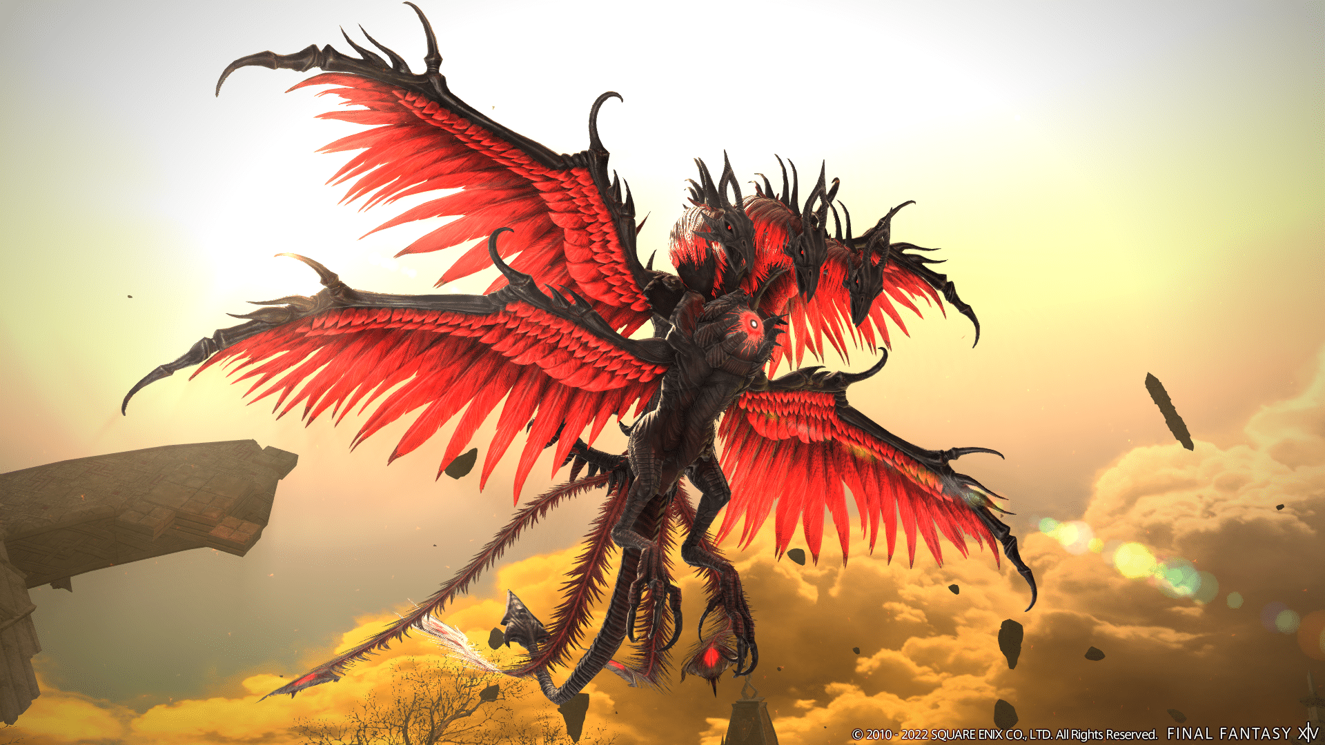 The Phoinix, one of the raid bosses in Final Fantasy XIV's new High-End Content raids