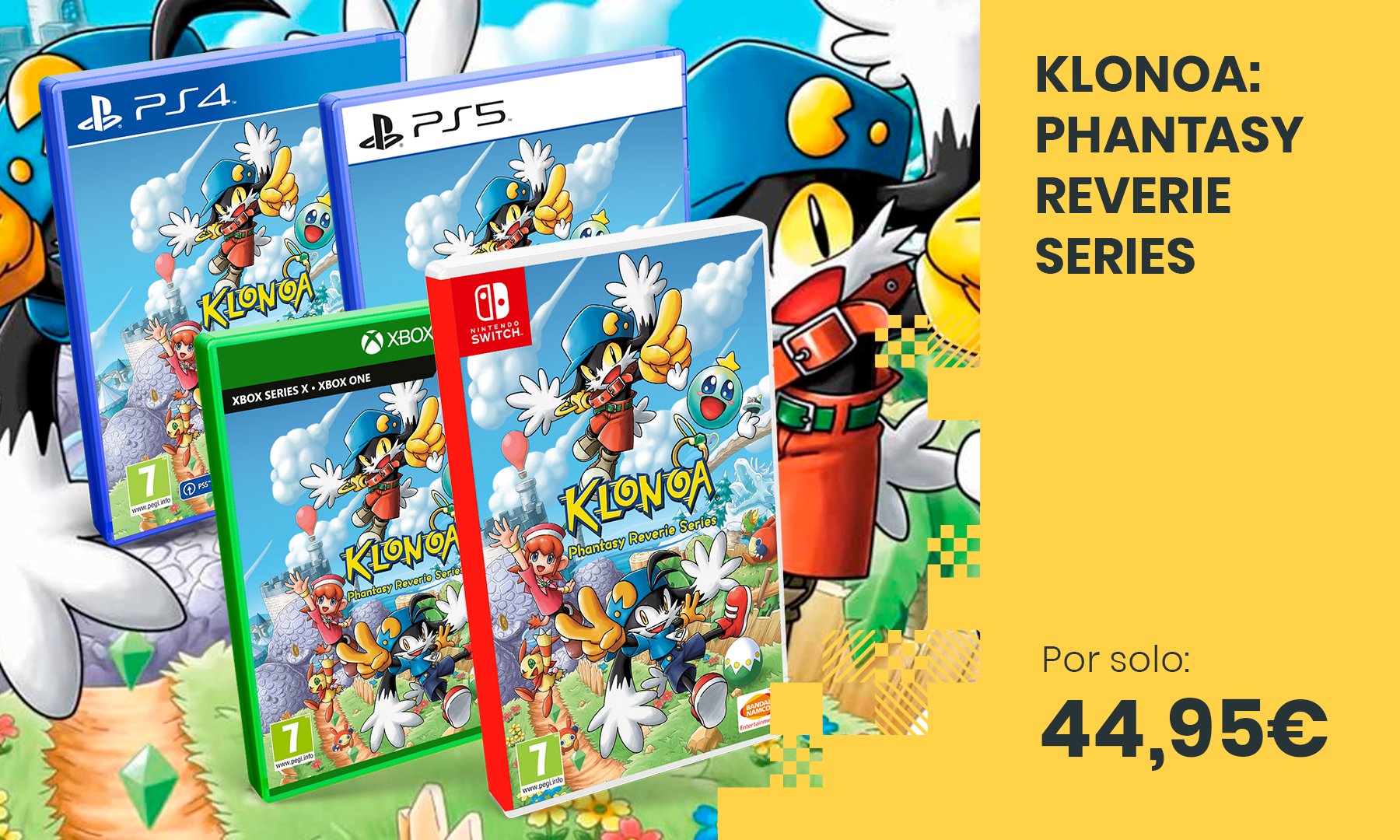 Europe: Klonoa Phantasy Reverie Series will be getting a physical release