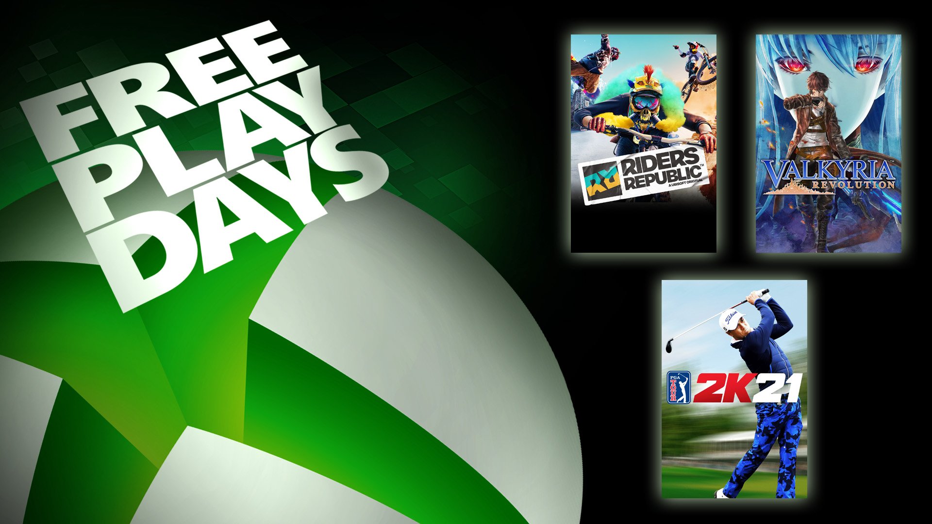 Free Play Days – Valkyria Revolution, PGA Tour 2K21, and Riders Republic