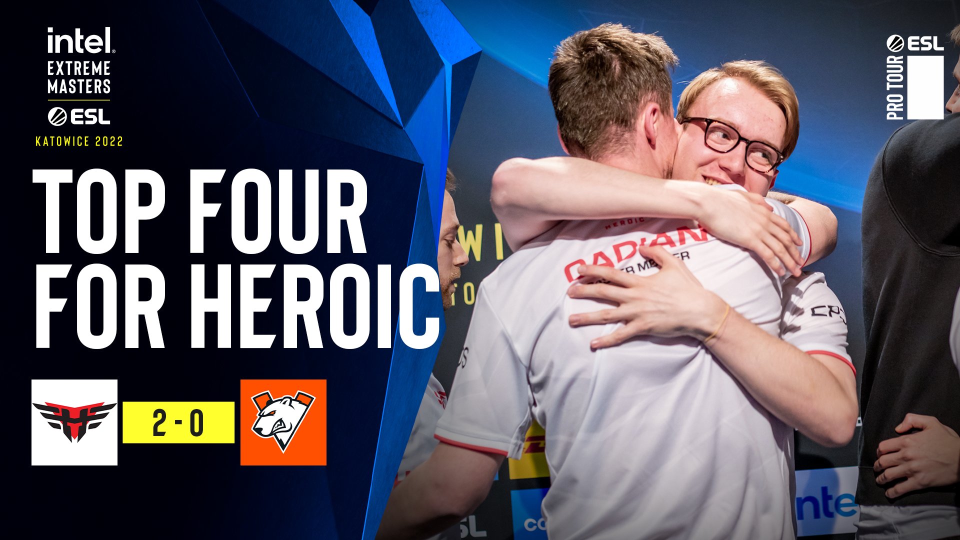 Heroic book Semi-final berth over Virtus.pro￼