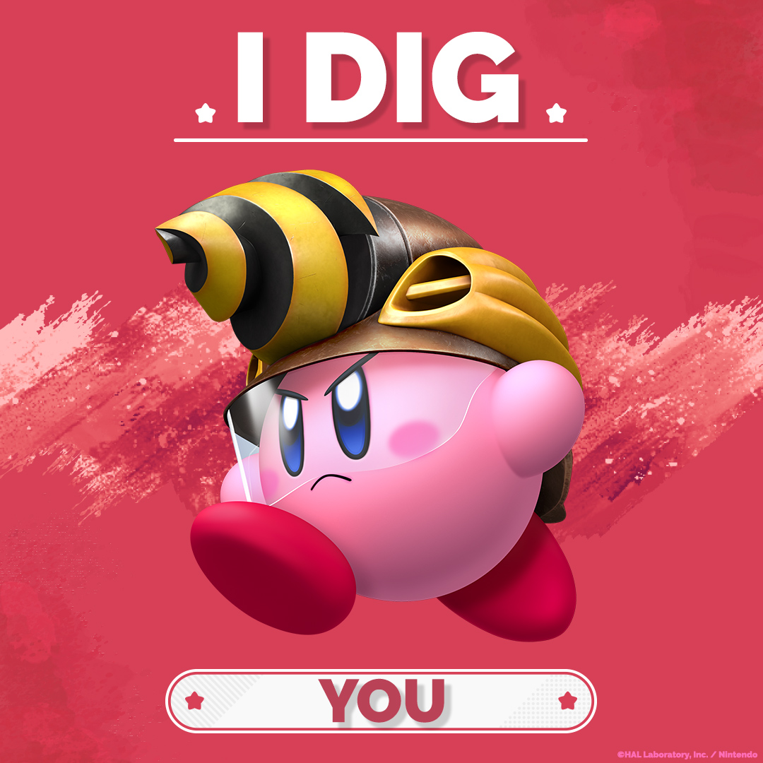 Nintendo reveals a bunch of Kirby-themed Valentine’s Day cards