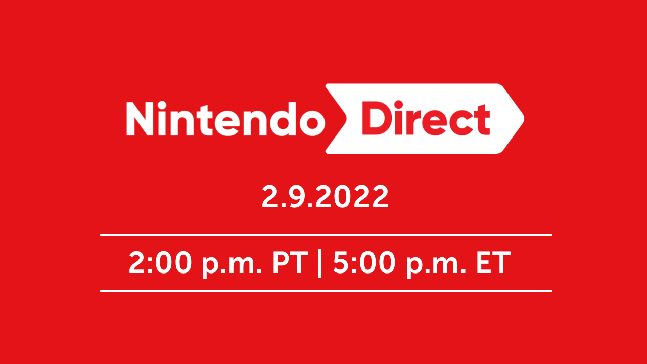 Nintendo Direct presentation confirmed for tomorrow, 9th February