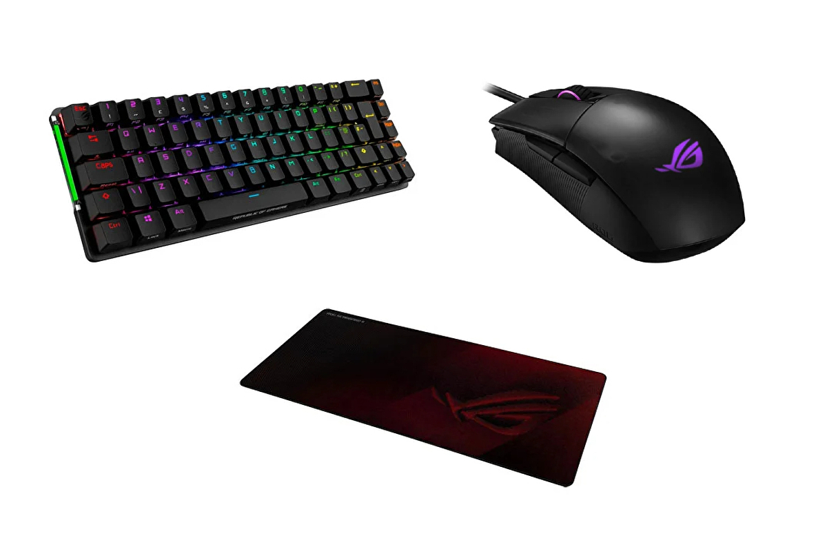 This ASUS ROG keyboard, Strix Impact 2 mouse, and Scabbard 2 mousepad bundle is now under £150 • Eurogamer.net