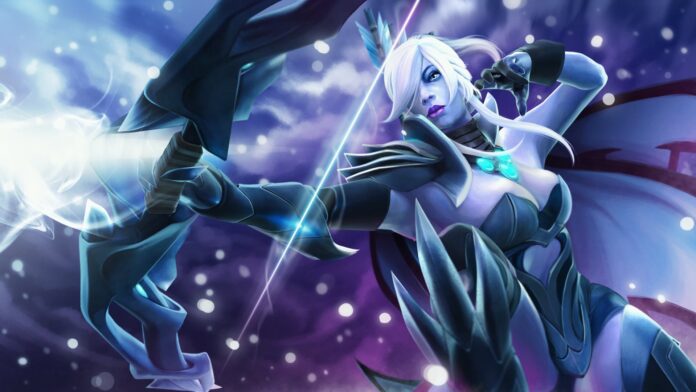 The Dota 2 hero, Drow Ranger, one of the top carries in patch 7.31b