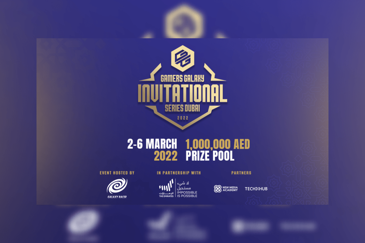 The logo for the Gamers Galaxy Invitational Series Dubai