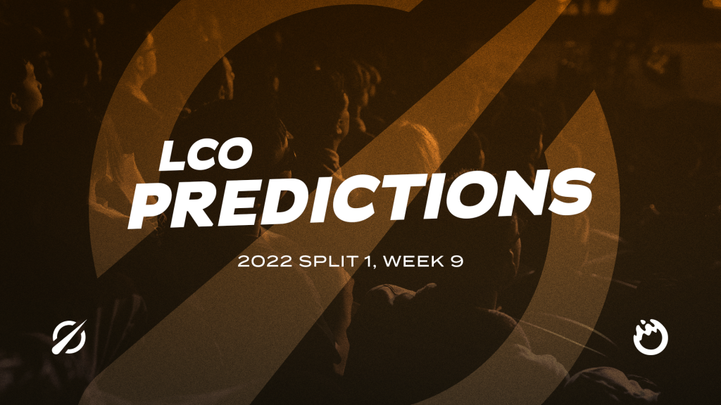 A lower bracket preview is on the horizon as the LCO regular season hits the final straight — LCO Predictions Week 9: Day 1