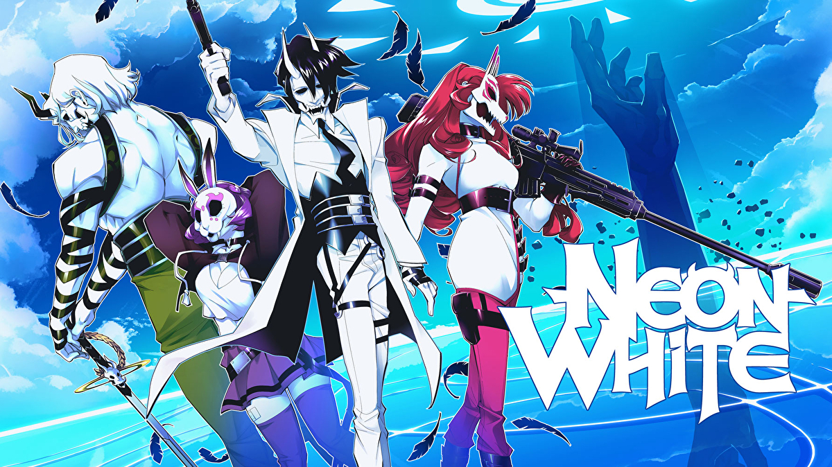 Neon White is an anime speedrunner full of camp, cards, and colour • Eurogamer.net