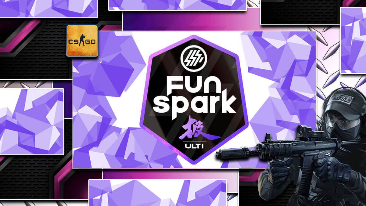 CSGO Funspark Esports Betting Purple Background