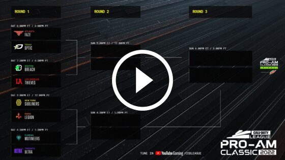 CDL Pro-Am Classic Pool Play Results