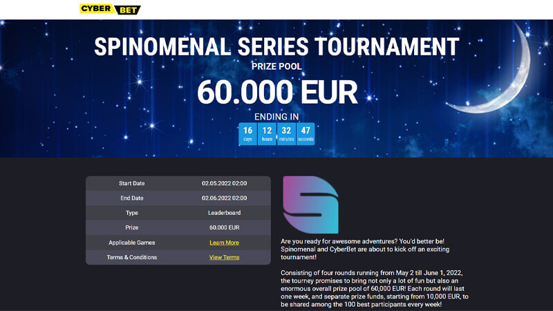 Cyberbet Spinomenal Series Tournament