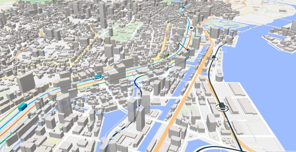 Watch Tokyo come alive with this real-time map of its transit system