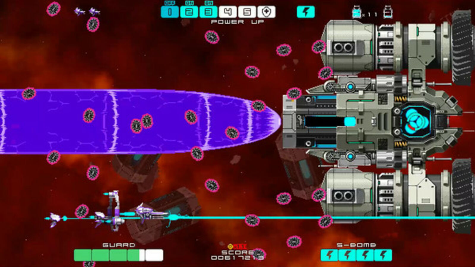 Drainus review - the most spectacular side-scrolling shooter since Gradius 5