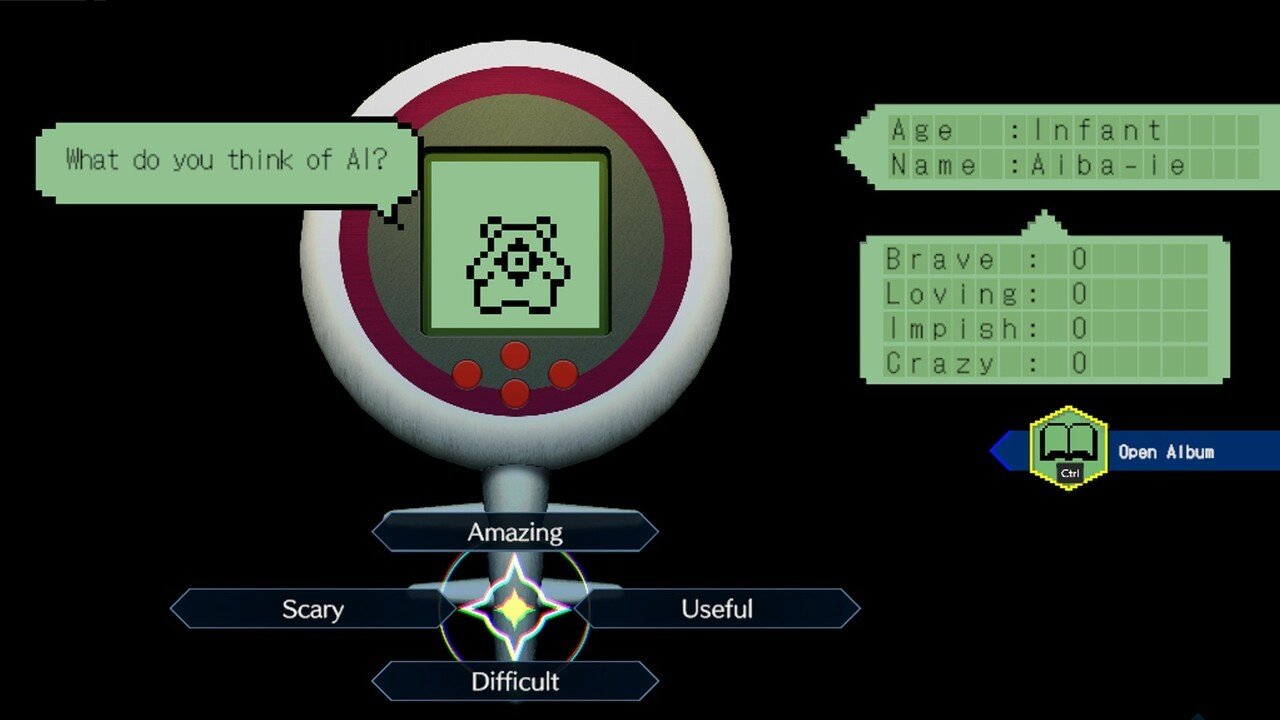 There's A Tamagotchi Minigame In AI: The Somnium Files - nirvanA Initiative