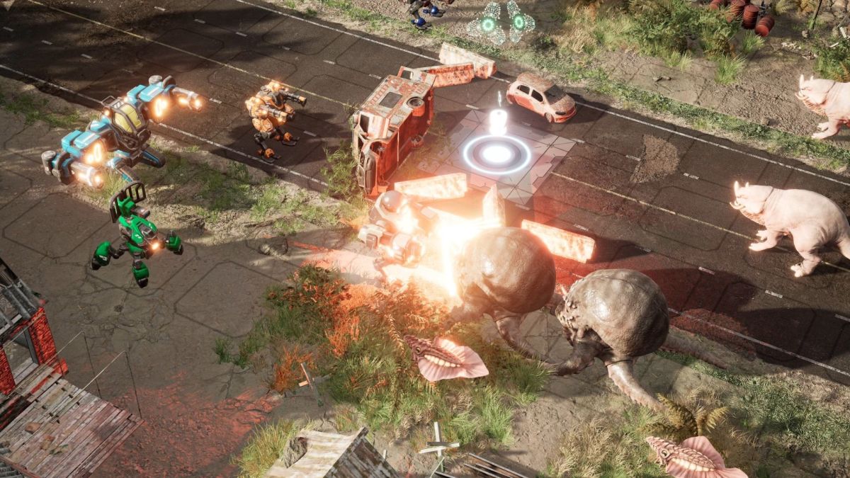 Mecha armada stomps kaiju all the way out of Early Access