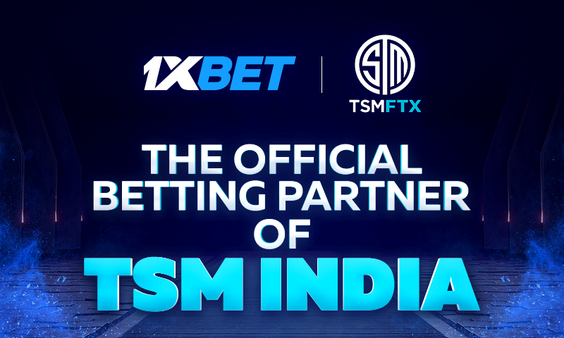 1xBet announced official betting partner by TSM India