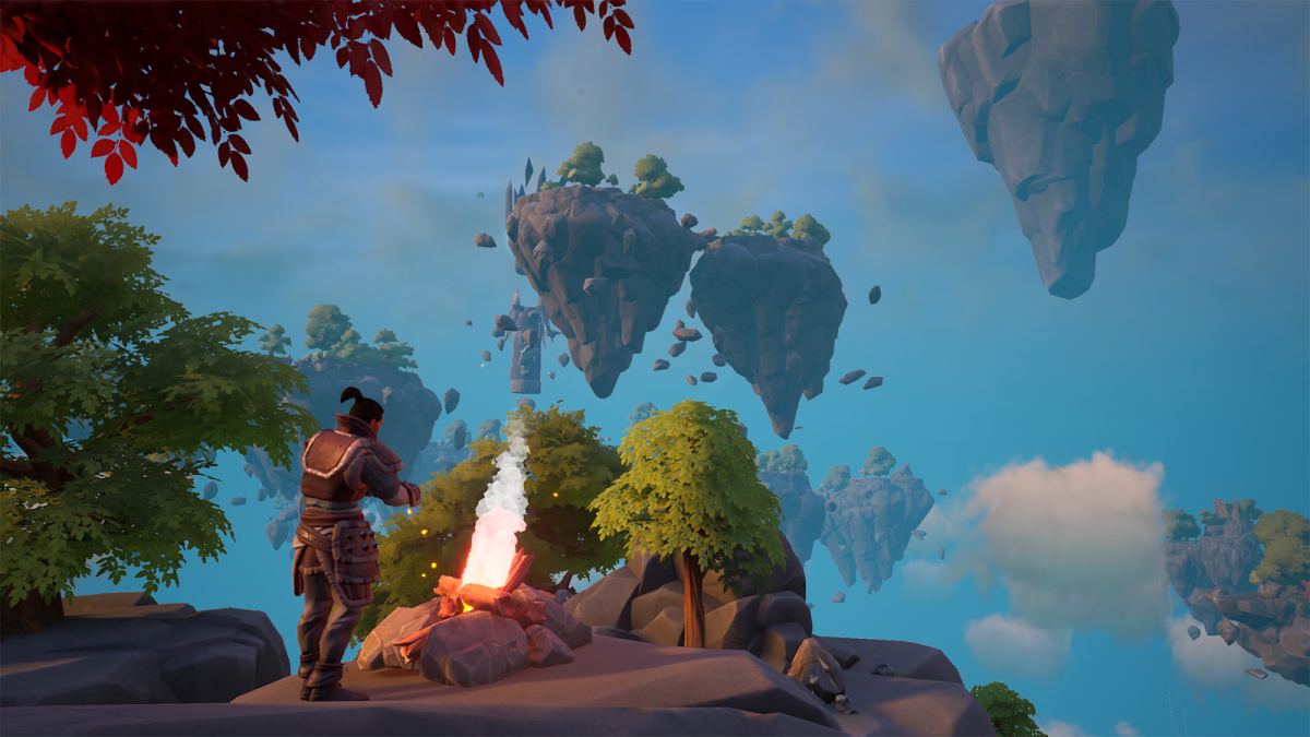 Frozen Flame is an open-world crafting game that puts exploration first