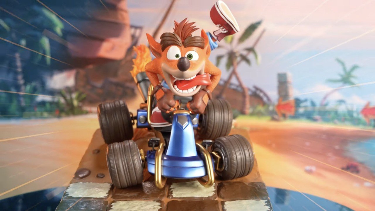 First 4 Figures Reveals Crash Team Racing Statue, Pre-Orders Now Open