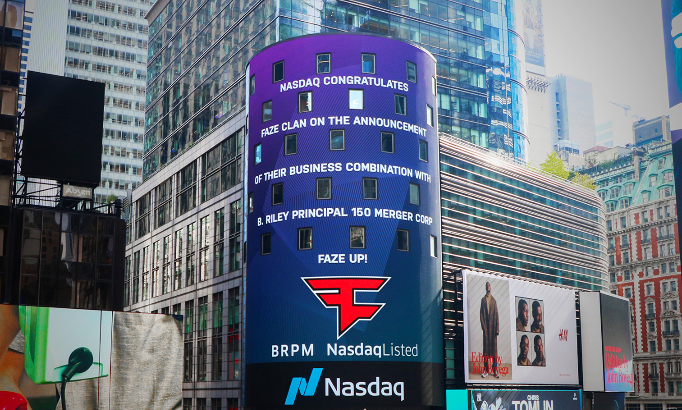 FaZe Clan goes public on NASDAQ